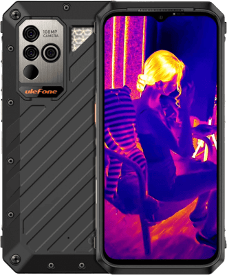 Ulefone Power Armor 18T Ultra 512GB 5G vinnusími með hitamyndavél