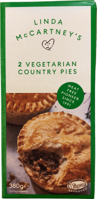 Linda McCartney's 2 grænmetis „Country“ bökur 380 g