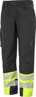 Univern Nes SoftShell buxur stretch, HiViz gular
