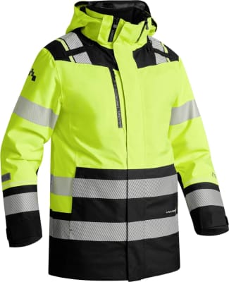 Univern Protec 2in1  heilsársparka, HiViz gul