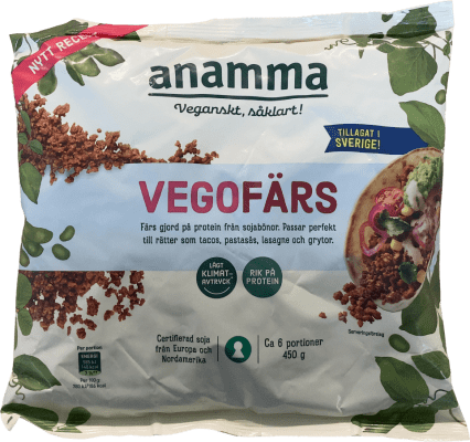 Anamma grænmetisfars 450 g