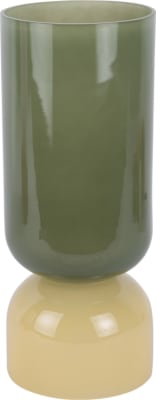Vasi Large Jungle green w. soft yellow