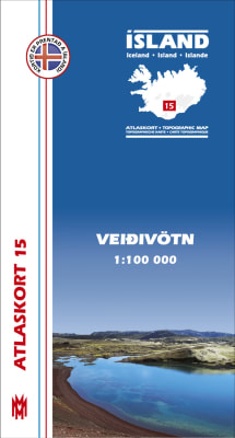 Veiðivötn 1:100 000 - Atlaskort 15