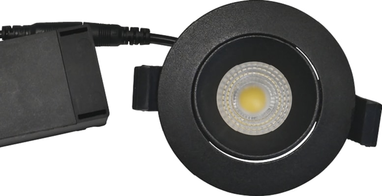 VELIA LOW PROFILE 230VAC - 6W - 2700K Black
