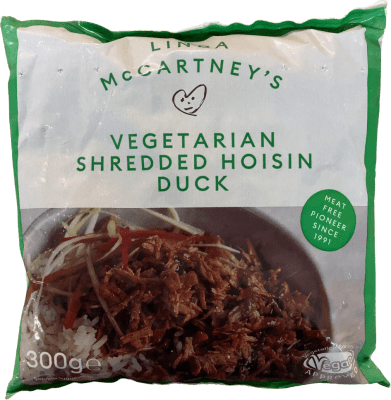 Linda McCartney grænmetis „rifinn“ hoisin-andi 300 g