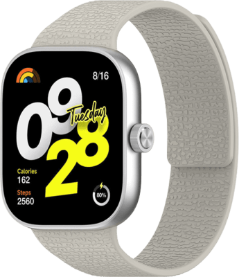 Xiaomi Smart Band 8/9 Pro - Redmi Watch 4/5 (W016) - Grá sílikon ól m. segli