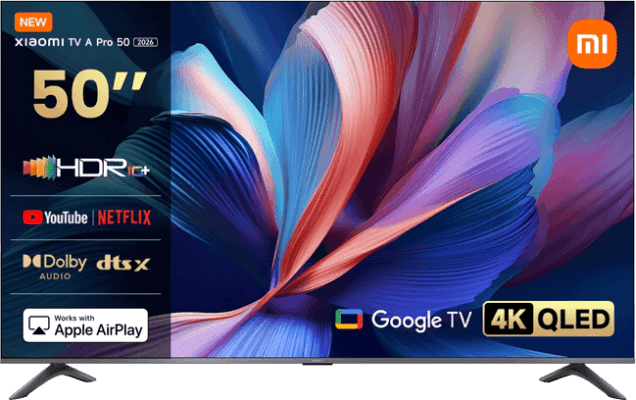 Xiaomi TV A Pro 50" 2026 4K QLED sjónvarp