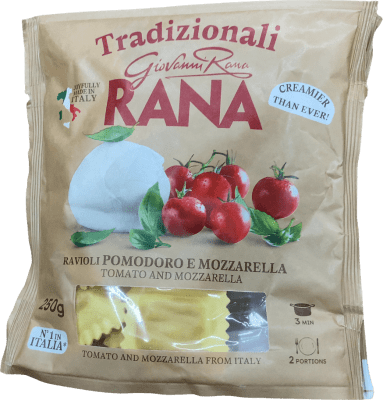 Giovanni Rana Tradizionali ravioli með tómötum og mozzarella 250 g