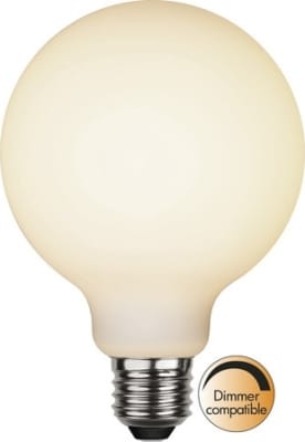 LED LAMP E27 G95 FROSTED FILAMENT