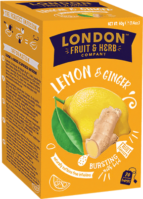 London fruit and herb lemon & ginger 20 stk