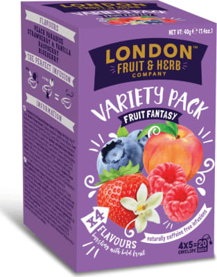 London fruit and herb veriety pack 20 stk