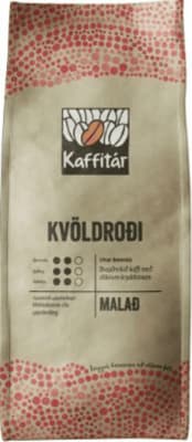 Kaffitár Kvöldroði malað