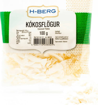 H-Berg Kókosflögur 100 gr