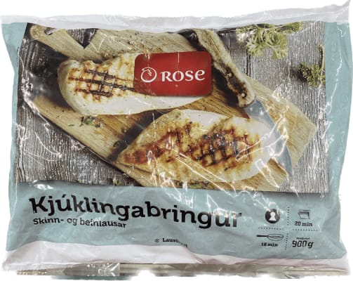 Rose kjúklingabringur ca 900 gr