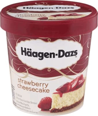 Haagen-dazs strawberry cheesecake 500 ml