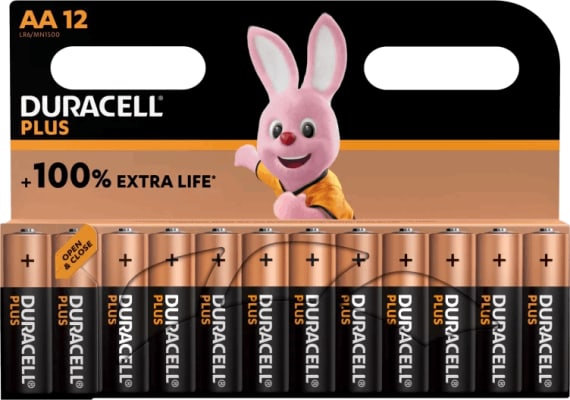 Duracell plús AA 12 stk