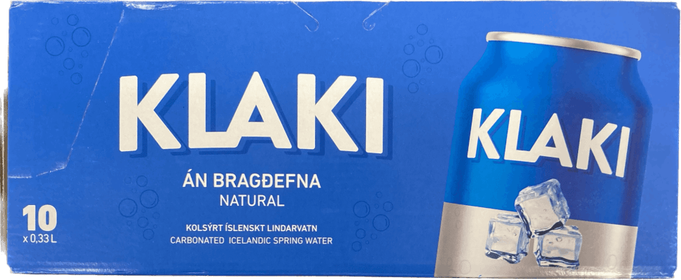 Klaki hreinn 10x330 ml