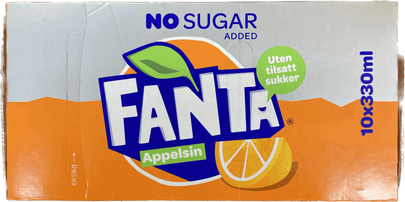 fanta appelsín 10x330 ml