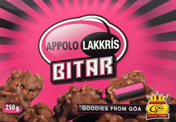 Appolo Lakkrísbitar 250 gr