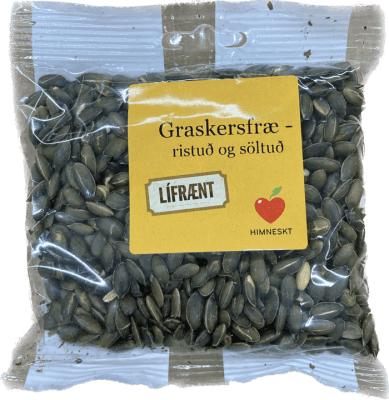 Himneskt graskersfræ rist 100 gr