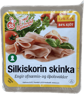 Ss skinka silkiskorin 140 gr