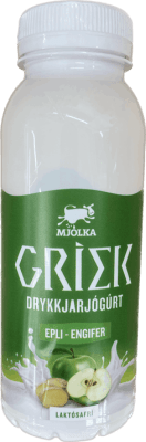 Mjólka grískt drykkjarjógúrt epli/engifer 250 ml