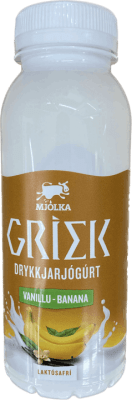 Mjólka grískt drykkjarjógúrt vanilla/banani 250 ml