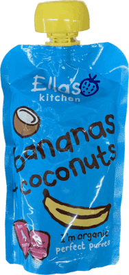 Ella's kitchen 4m+ banana/kókos 120 gr