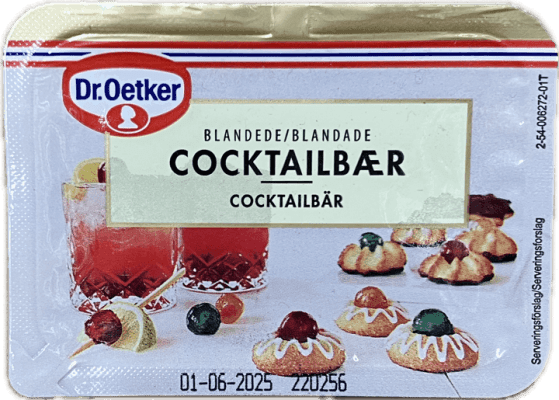 Dr.oetker kokteilber blönduð 100 gr