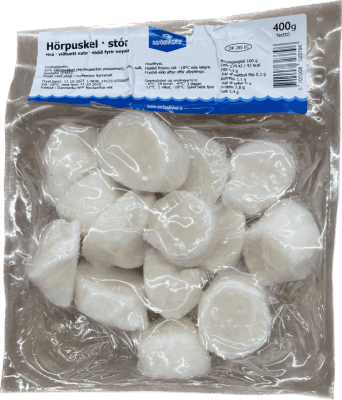 Norðan fiskur hörpuskel stór 400 gr