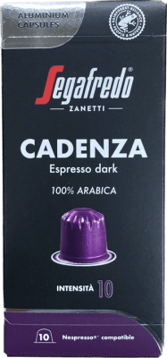 Segafredo candeza espresso dark 10 stk