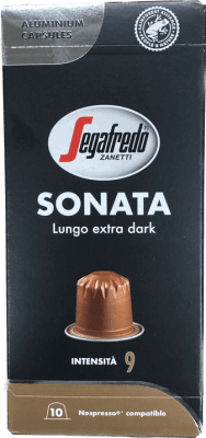 Segafredo sonata extra dark 10 stk