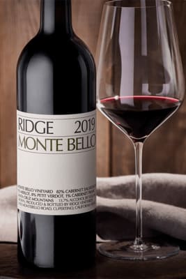 2019 Ridge Monte Bello Cabernet Sauvignon, Santa Cruz Mountains, California
