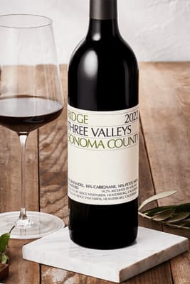2022 Ridge Three Valleys Zinfandel, Sonoma, California