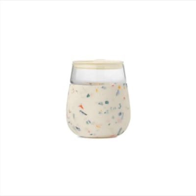 Porter glas með loki – Terrazzo Cream