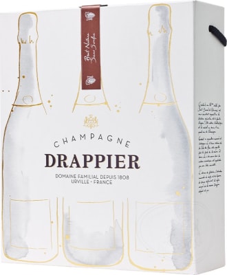 Þriggja flösku gjafakassi frá Drappier - stakur