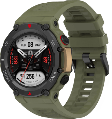 Amazfit T-Rex 2 (W067) - Græn sílíkon ól