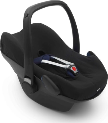 Bílstólahlíf á ungbarnabílstól svört