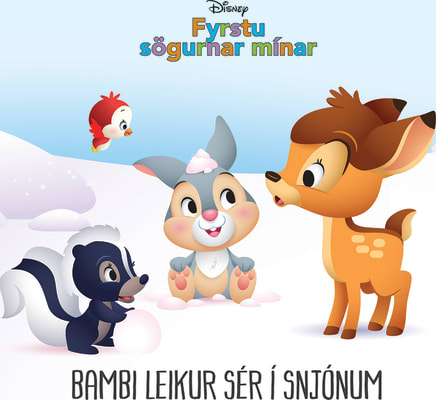 Bambi Leikur Sér í snjónum