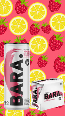 Bara / Hindber og Sítróna / 6 í kippu