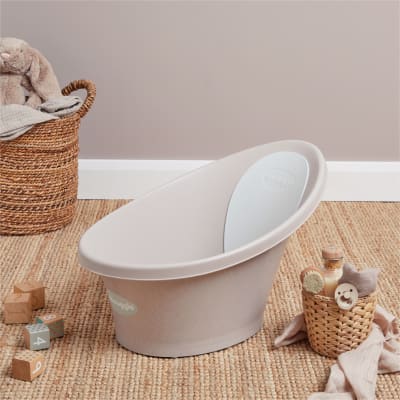 Bath with Plug in Taupe