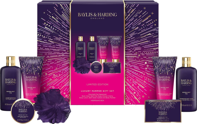 Baylis & Harding Moonlight Fig Lúxus Dekur Gjafasett