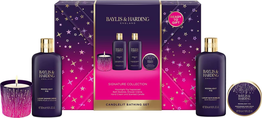 Baylis & Harding Moonlight Fig Lúxus Spa Gjafasett