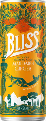 Bliss Hard Seltzer Mandarin Ginger / 6 dósir