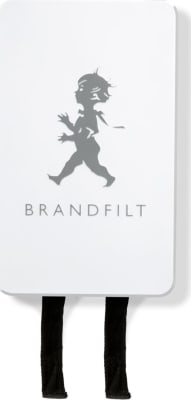 Brandfilt eldvarnarteppi hvítt/silfur