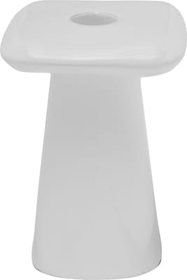 Candle Holder Roca Medium White