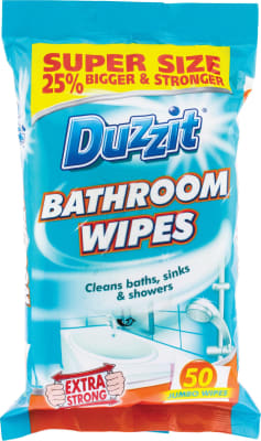 Duzzit blautþurrkur fyrir baðherbergið 50 pk