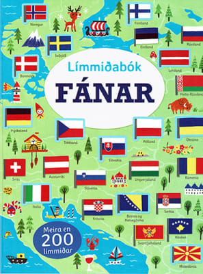 Fánar- límmiðabók