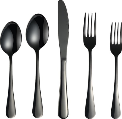 Hnífaparasett - mat black