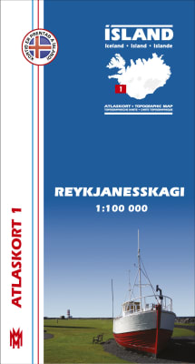 Reykjanesskagi 1:100 000 - Atlaskort 1